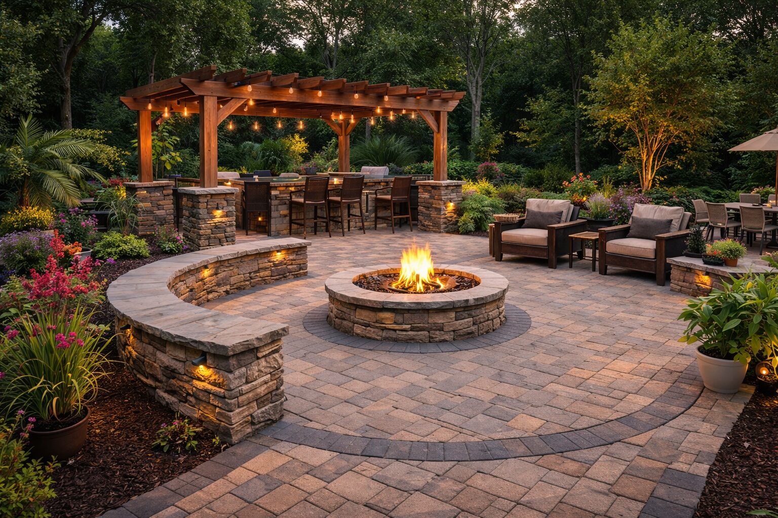 Paver patio project
